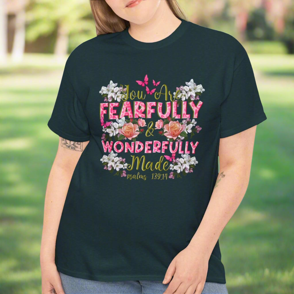Fearfully & Wonderfully Made Tee - Kim’s Signature Beauty & Accessories    
