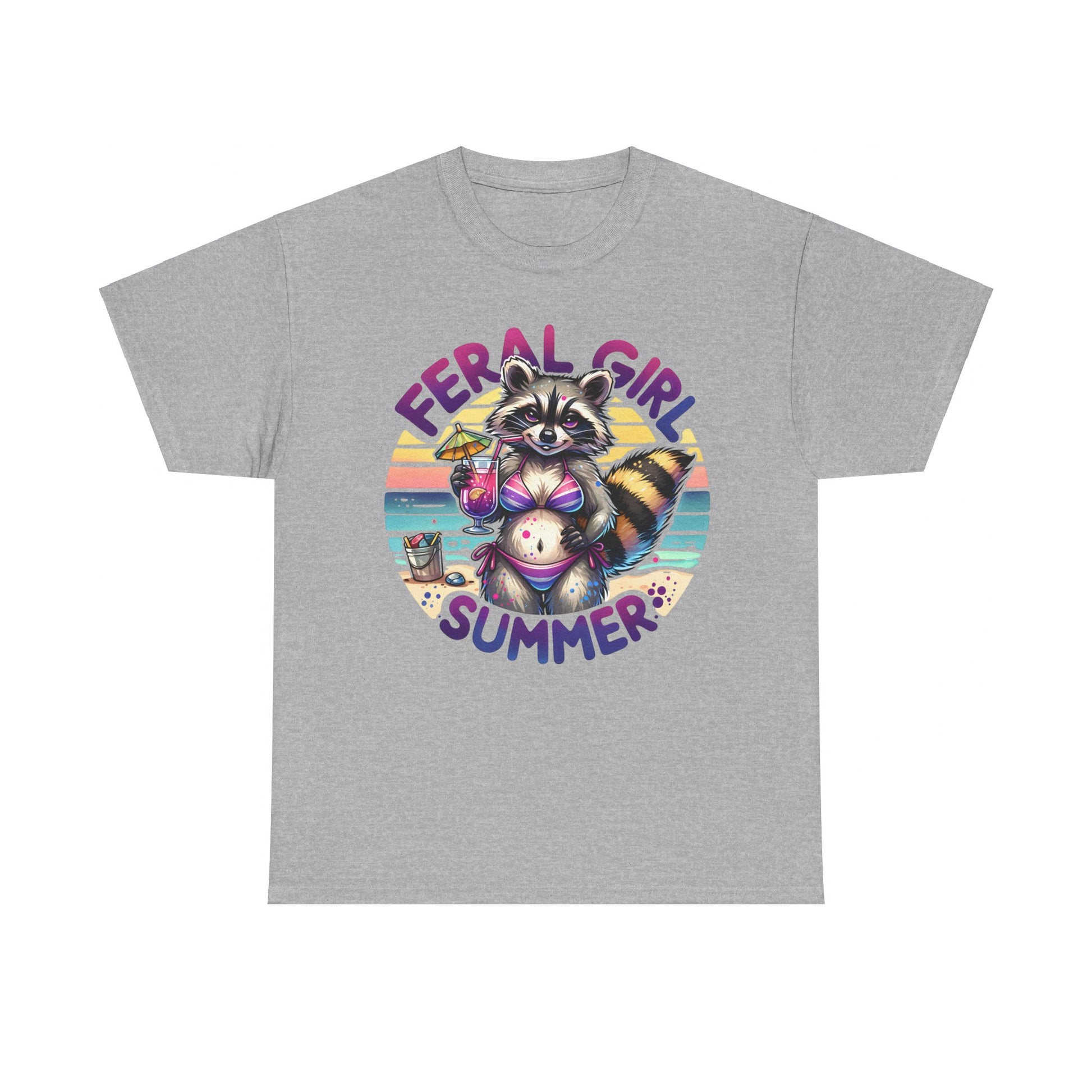 Ferrel Summer Girl Raccoon Tee - Kim’s Signature Beauty & Accessories    
