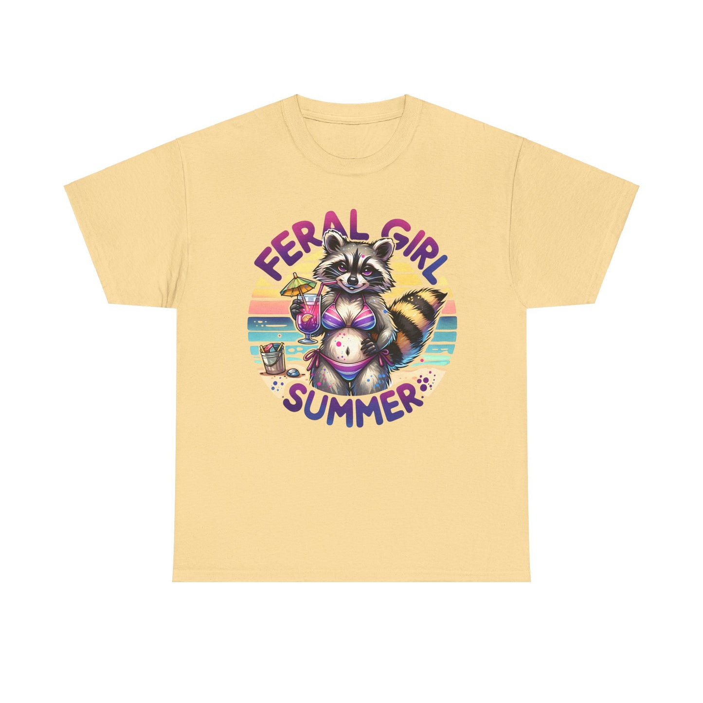 Ferrel Summer Girl Raccoon Tee - Kim’s Signature Beauty & Accessories    