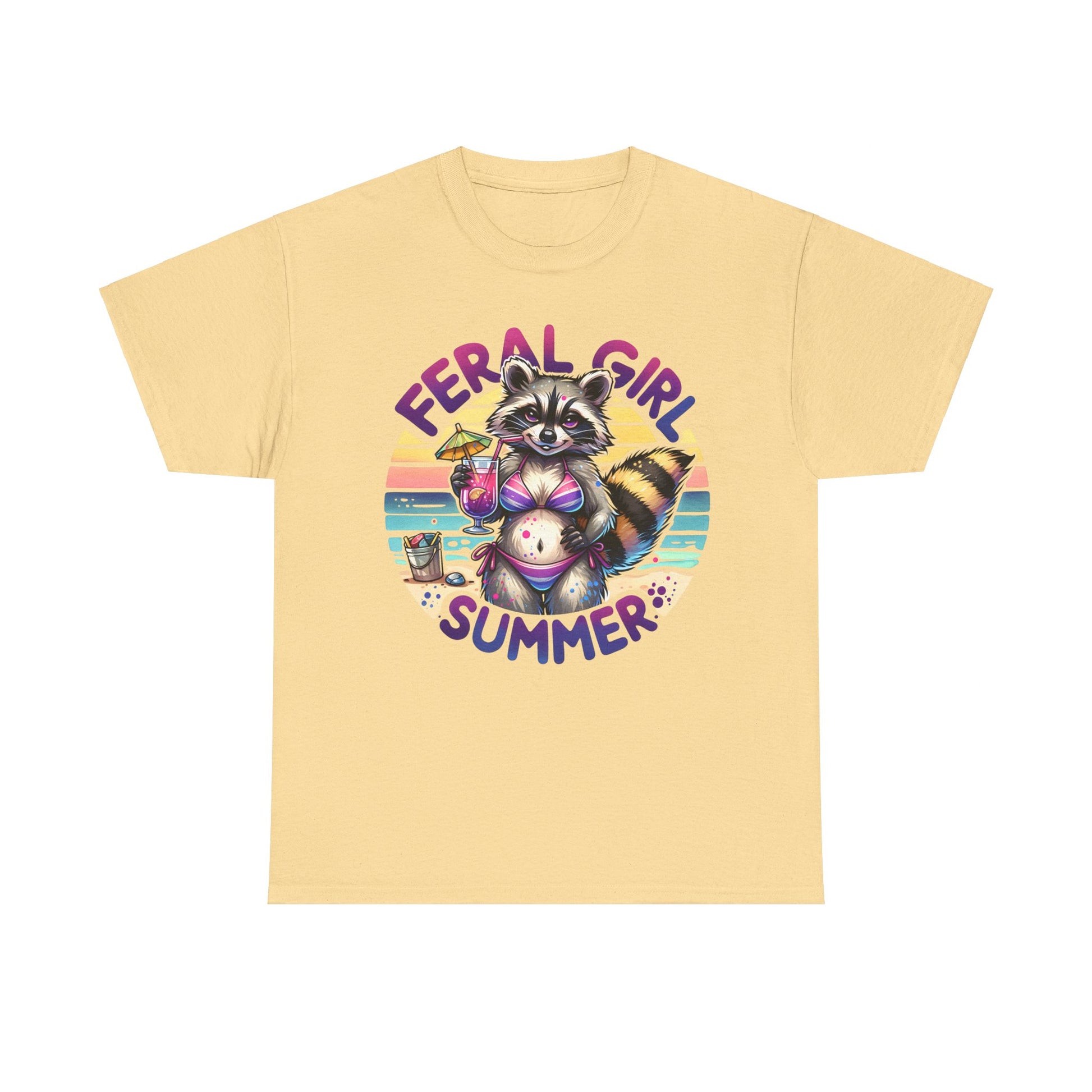 Ferrel Summer Girl Raccoon Tee - Kim’s Signature Beauty & Accessories    