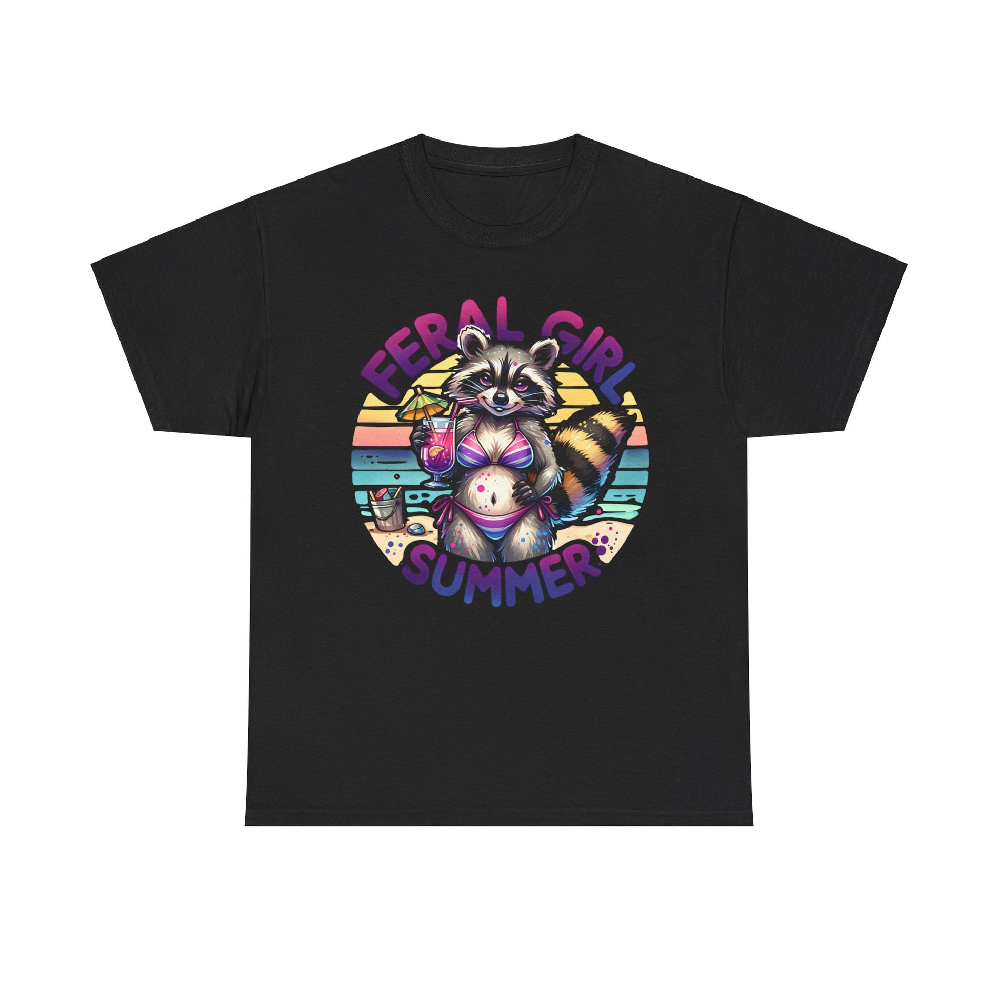 Ferrel Summer Girl Raccoon Tee - Kim’s Signature Beauty & Accessories    