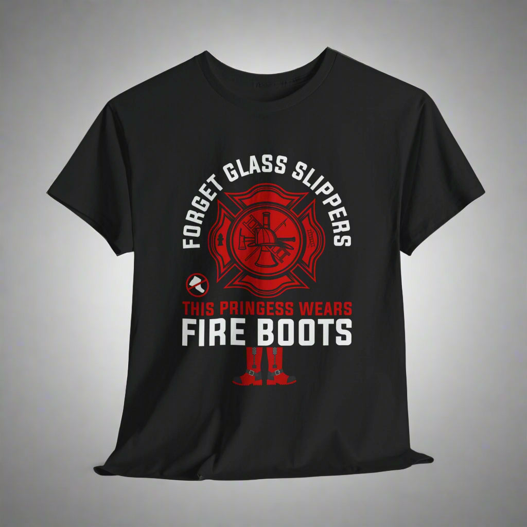Fire boot Princess Cotton Tee - Kim’s Signature Beauty & Accessories    