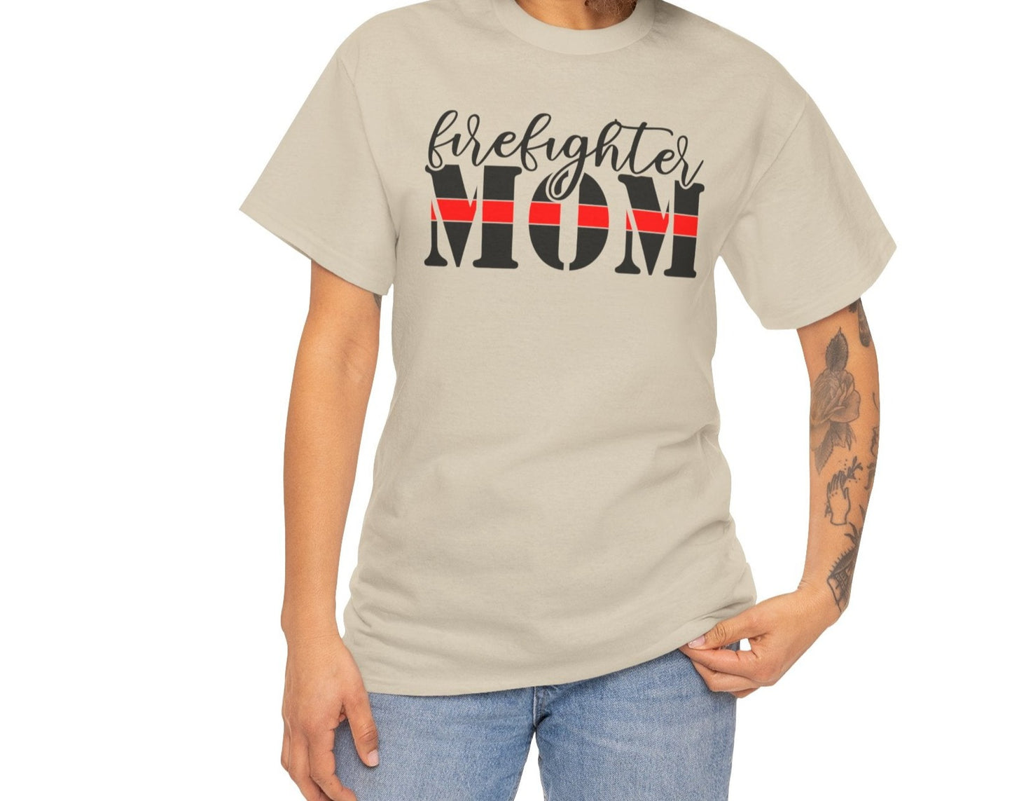 Firefighter Mom Tee - Kim’s Signature Beauty & Accessories    