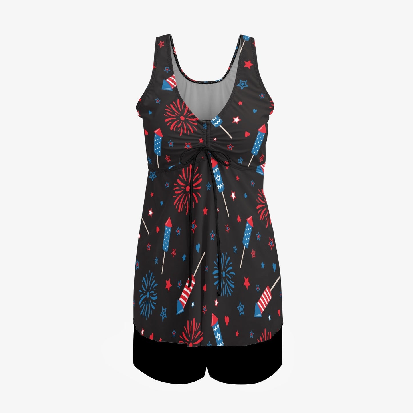 Firework Fiesta | Women's Two-Piece Swimsuit - Kim’s Signature Beauty & Accessories    