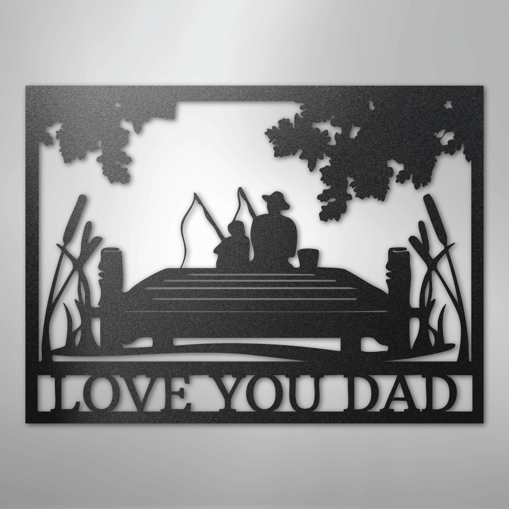 Fishing Buddies Steel Sign - Kim’s Signature Beauty & Accessories