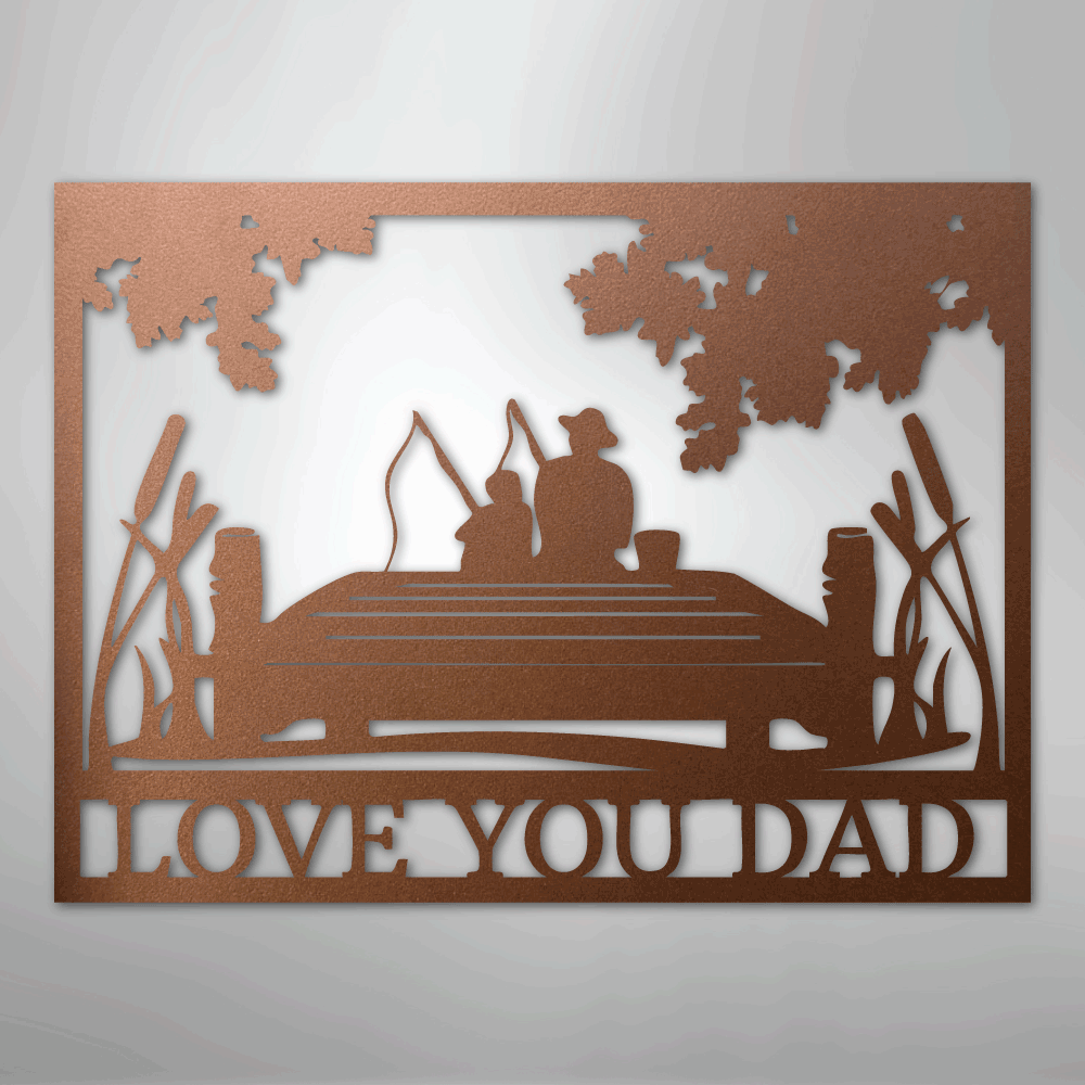 Fishing Buddies Steel Sign - Kim’s Signature Beauty & Accessories