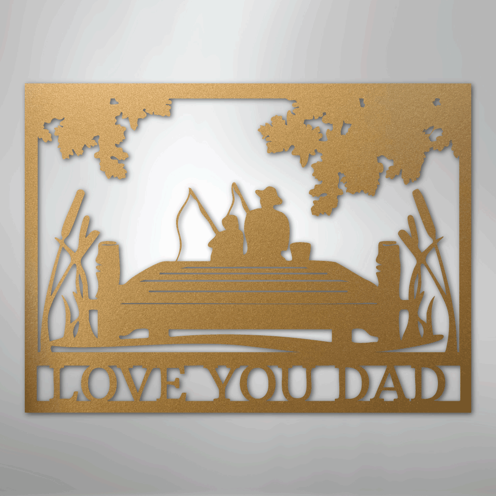 Fishing Buddies Steel Sign - Kim’s Signature Beauty & Accessories