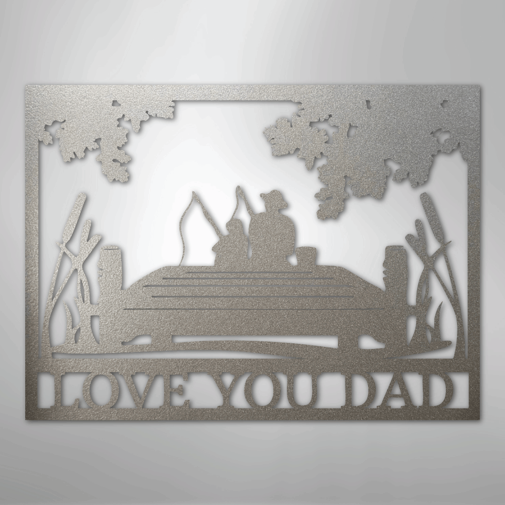 Fishing Buddies Steel Sign - Kim’s Signature Beauty & Accessories