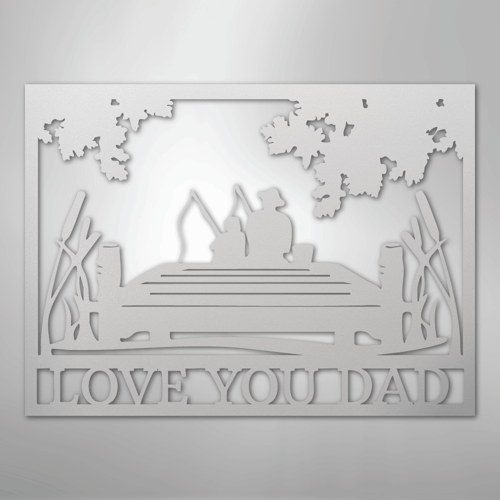 Fishing Buddies Steel Sign - Kim’s Signature Beauty & Accessories