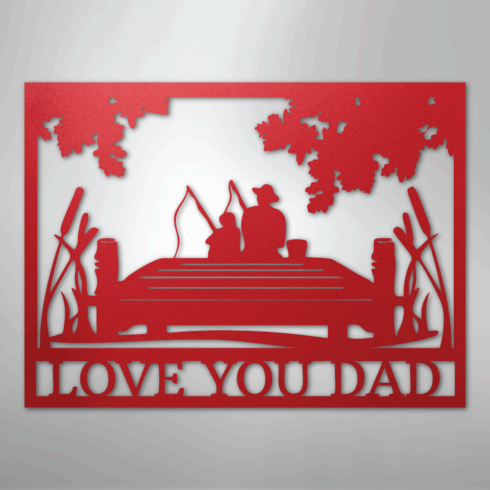Fishing Buddies Steel Sign - Kim’s Signature Beauty & Accessories