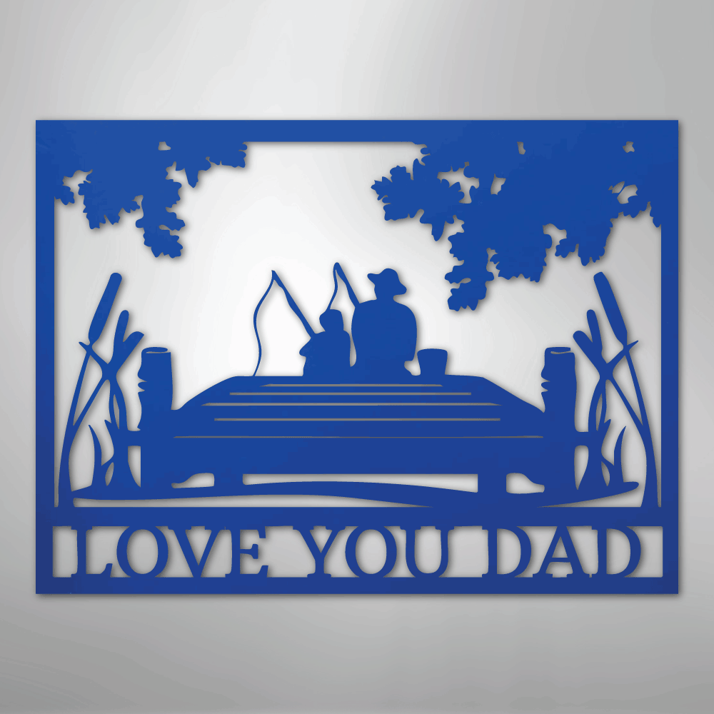 Fishing Buddies Steel Sign - Kim’s Signature Beauty & Accessories