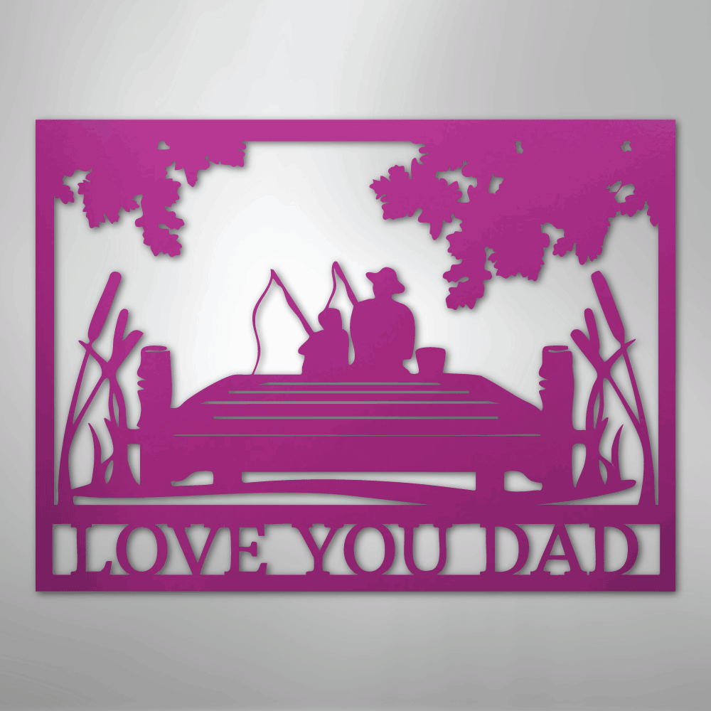 Fishing Buddies Steel Sign - Kim’s Signature Beauty & Accessories