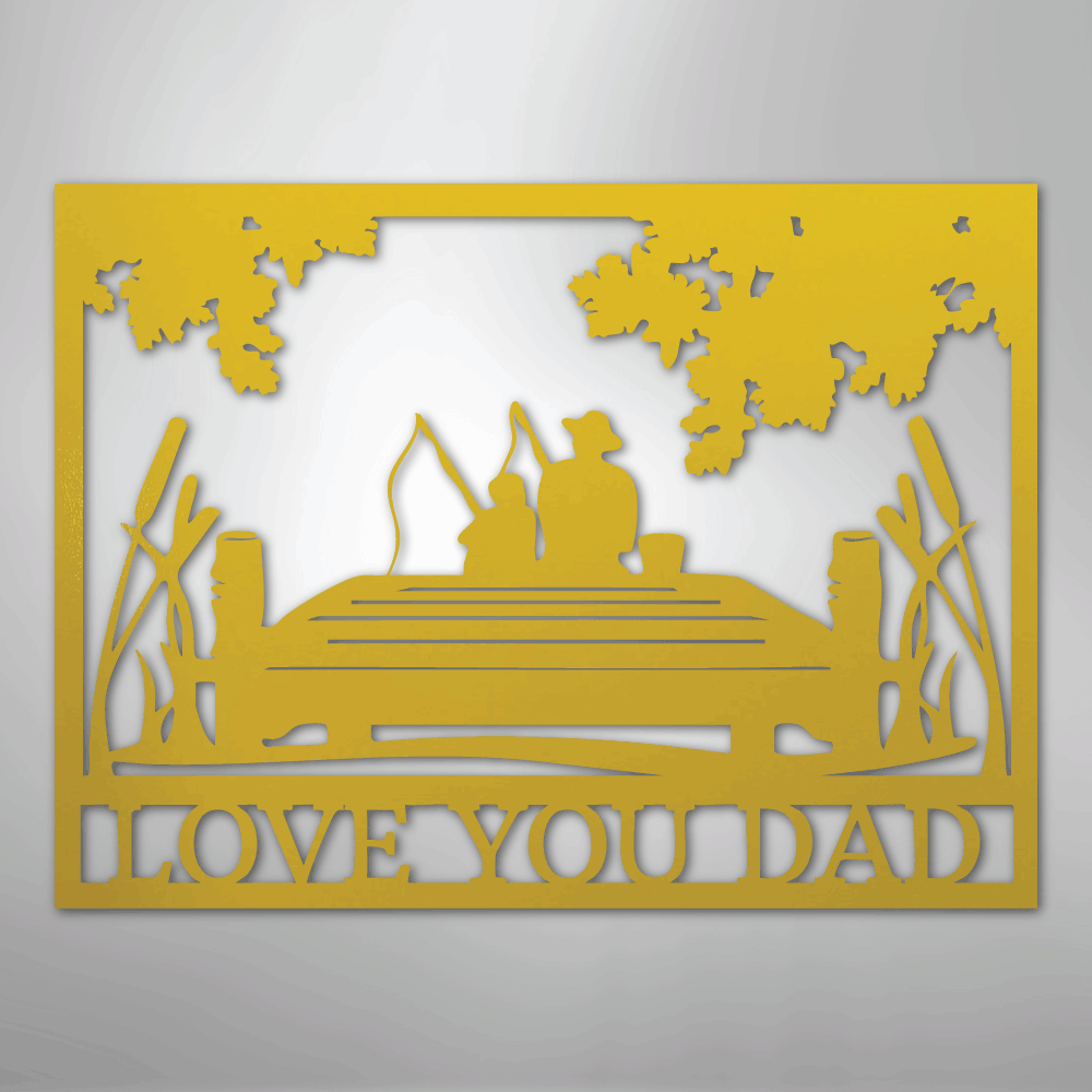 Fishing Buddies Steel Sign - Kim’s Signature Beauty & Accessories