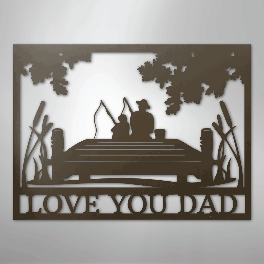 Fishing Buddies Steel Sign - Kim’s Signature Beauty & Accessories