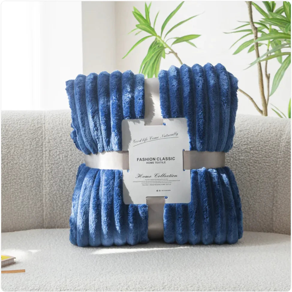 Flannel Drawstring Sofa Blanket - Kim’s Signature Beauty & Accessories    