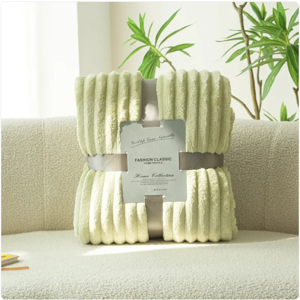 Flannel Drawstring Sofa Blanket - Kim’s Signature Beauty & Accessories    