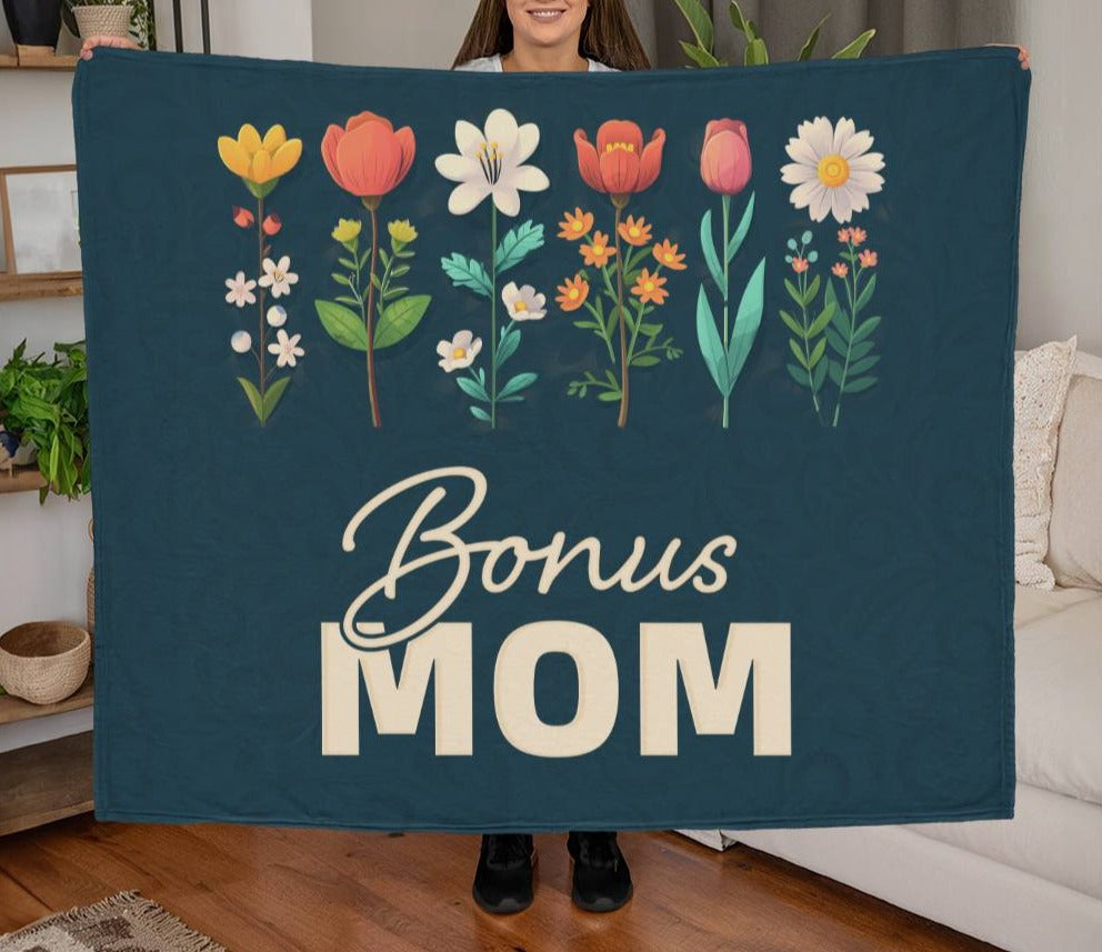 Floral Bonus Mom Blanket (50x60) - Kim’s Signature Beauty & Accessories    