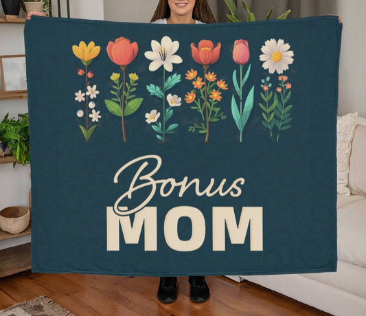 Floral Bonus Mom Blanket (50x60) - Kim’s Signature Beauty & Accessories    