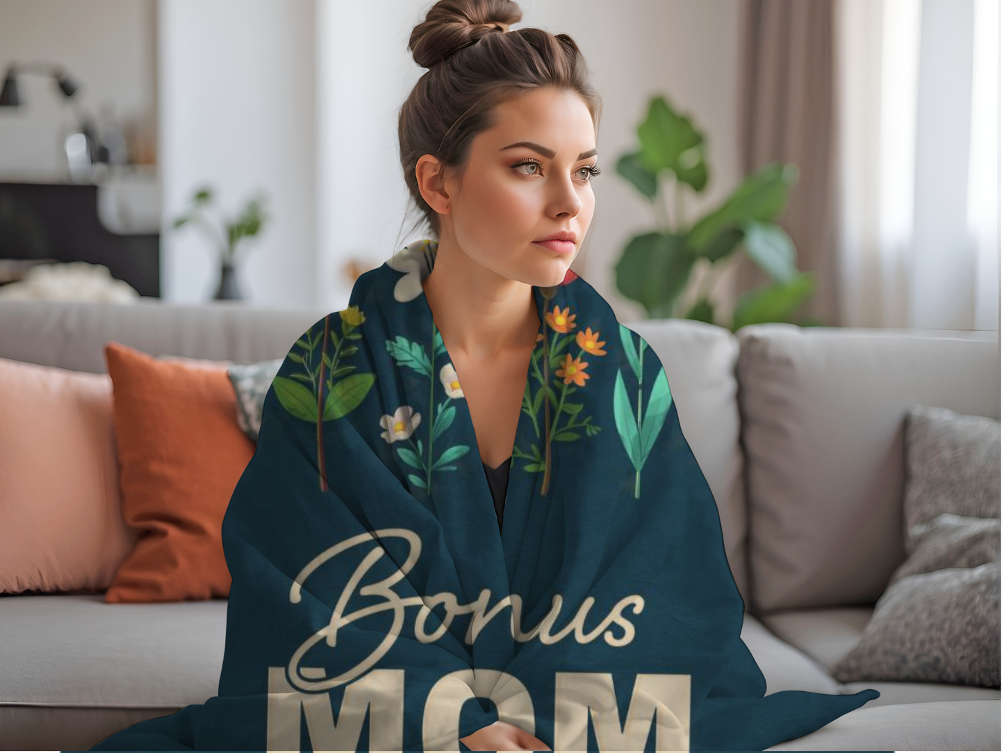 Floral Bonus Mom Blanket (50x60) - Kim’s Signature Beauty & Accessories    