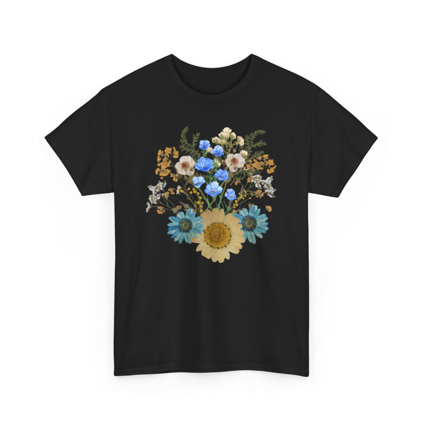 Floral Bouquet Cotton Tee - Kim’s Signature Beauty & Accessories    