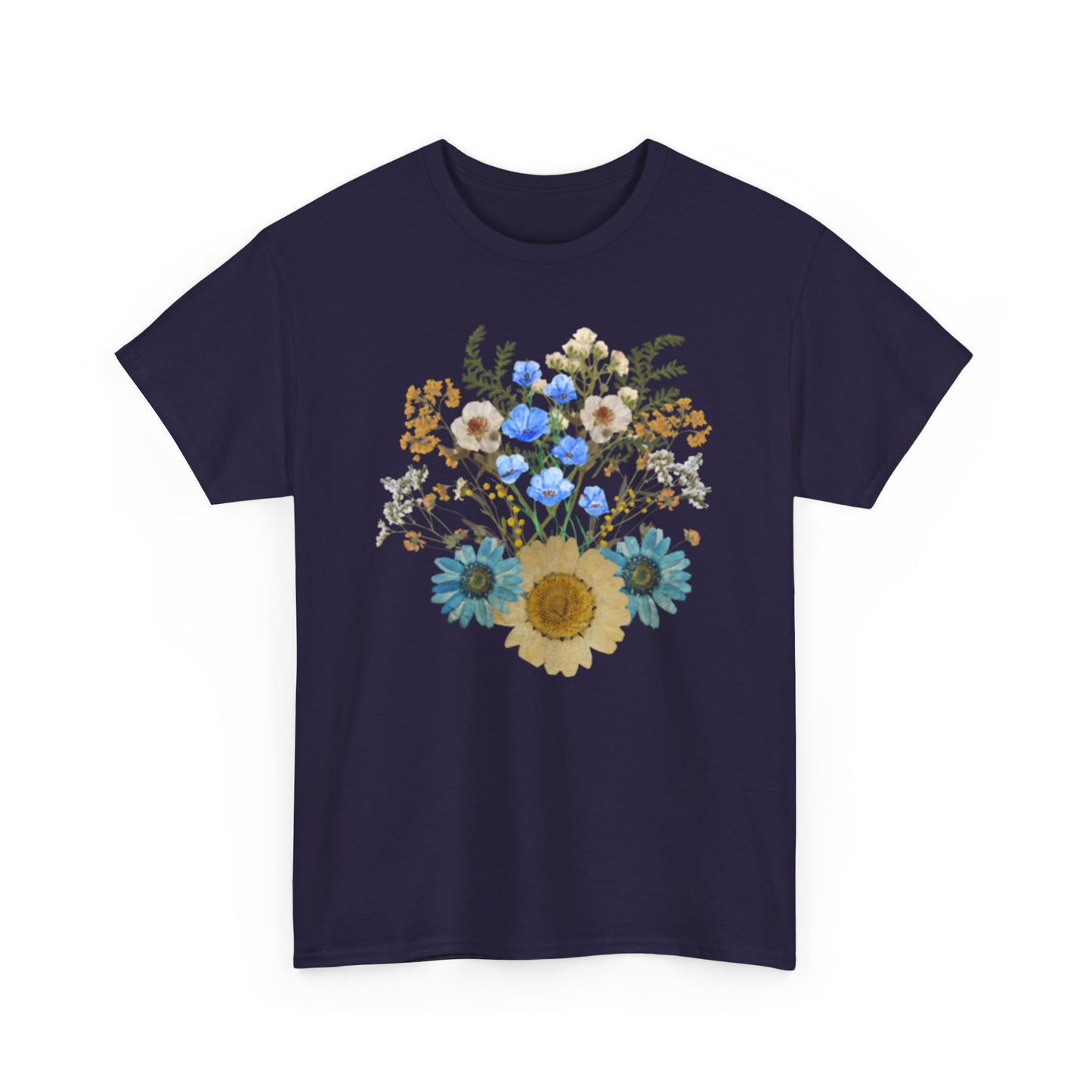 Floral Bouquet Cotton Tee - Kim’s Signature Beauty & Accessories    