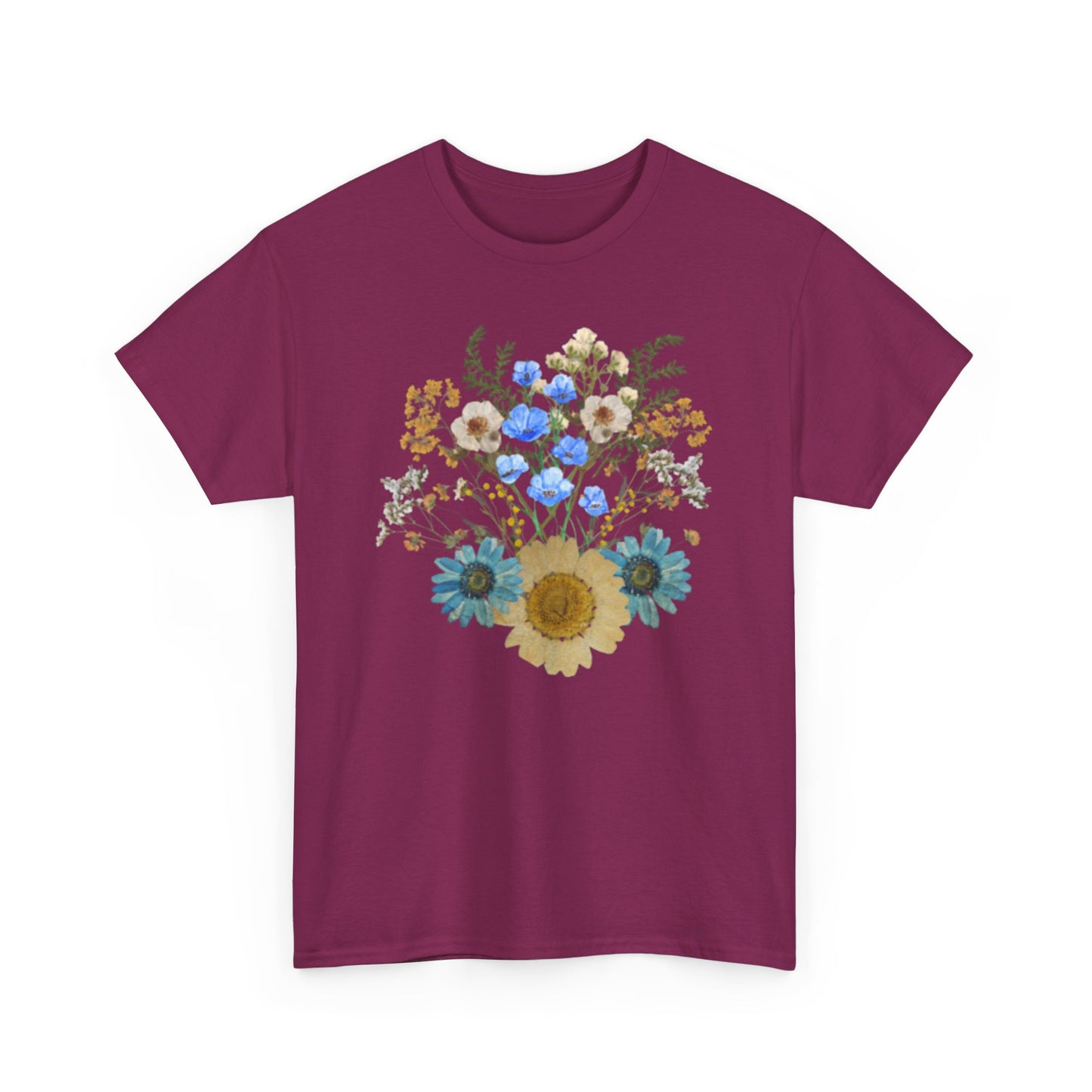 Floral Bouquet Cotton Tee - Kim’s Signature Beauty & Accessories    
