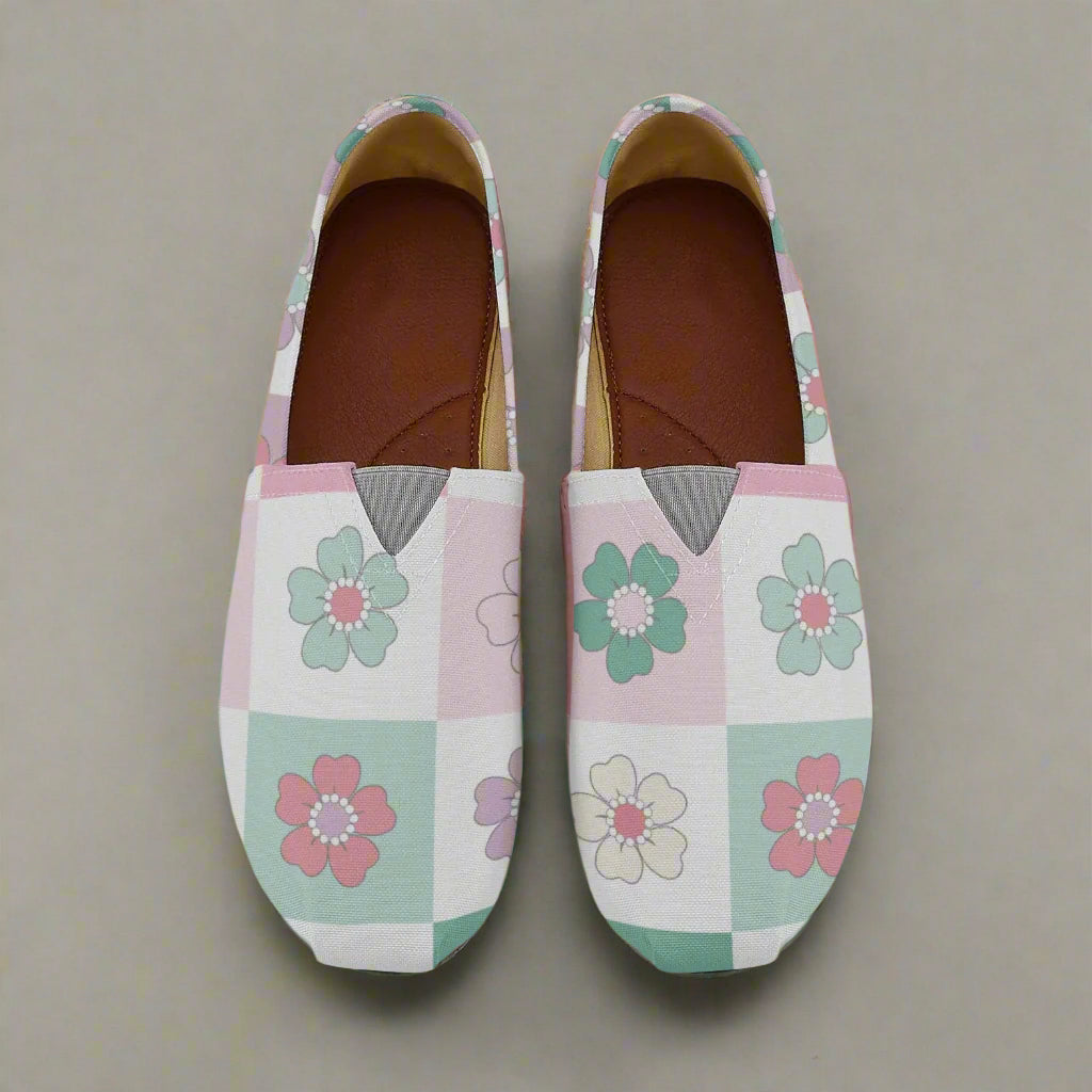 Floral Canvas Toms Shoes - Kim’s Signature Beauty & Accessories    