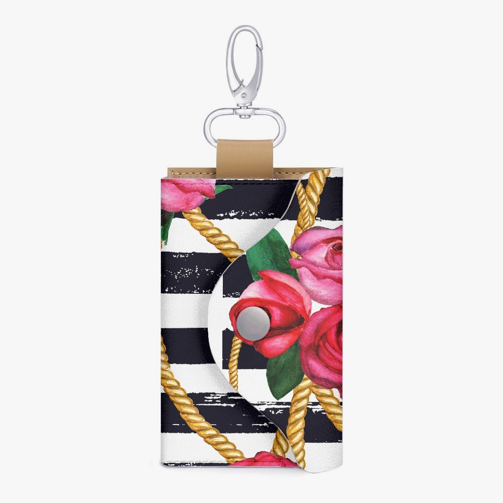 Floral Charm Key Holder Case - Kim’s Signature Beauty & Accessories    