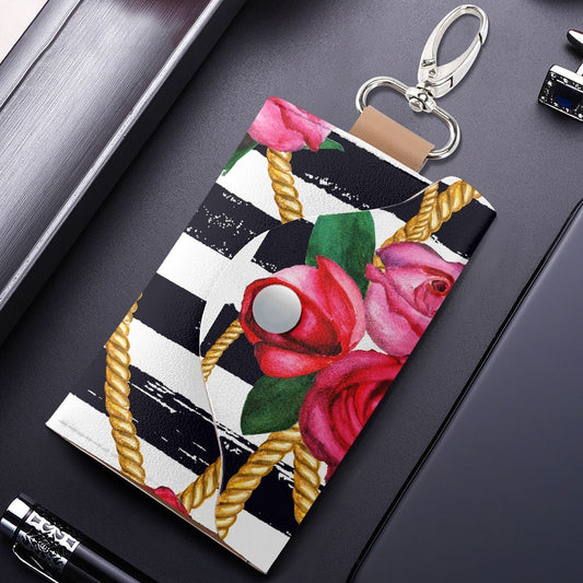 Floral Charm Key Holder Case - Kim’s Signature Beauty & Accessories    
