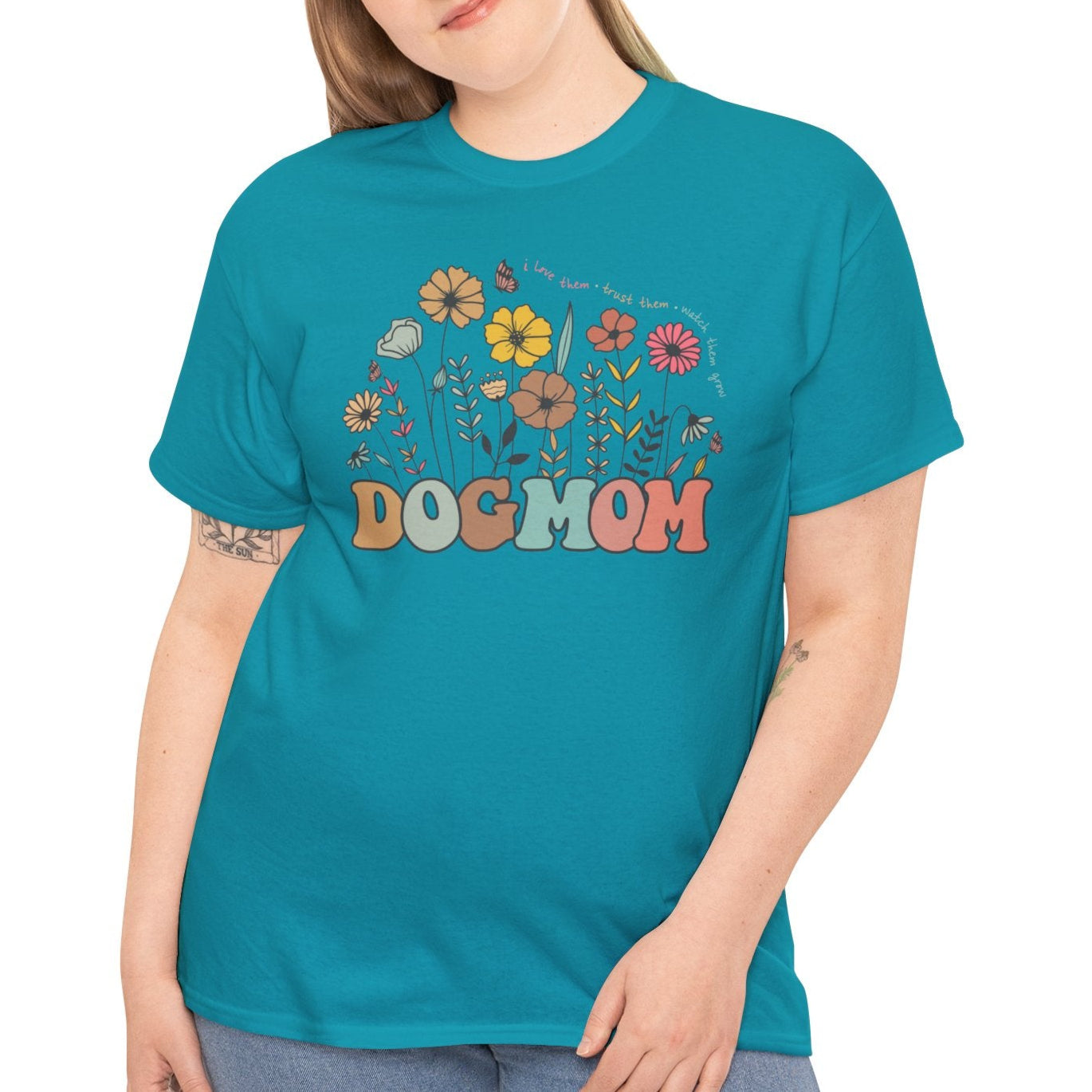 Floral Dog Mama Tee - Kim’s Signature Beauty & Accessories    