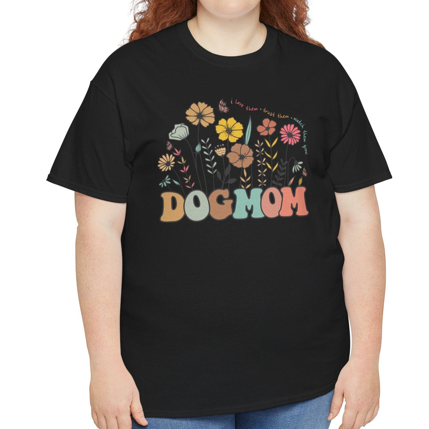 Floral Dog Mama Tee - Kim’s Signature Beauty & Accessories    