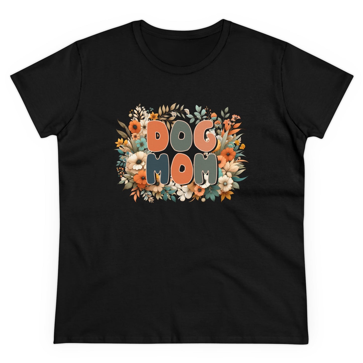 Floral Dog Mom Tee - Kim’s Signature Beauty & Accessories    