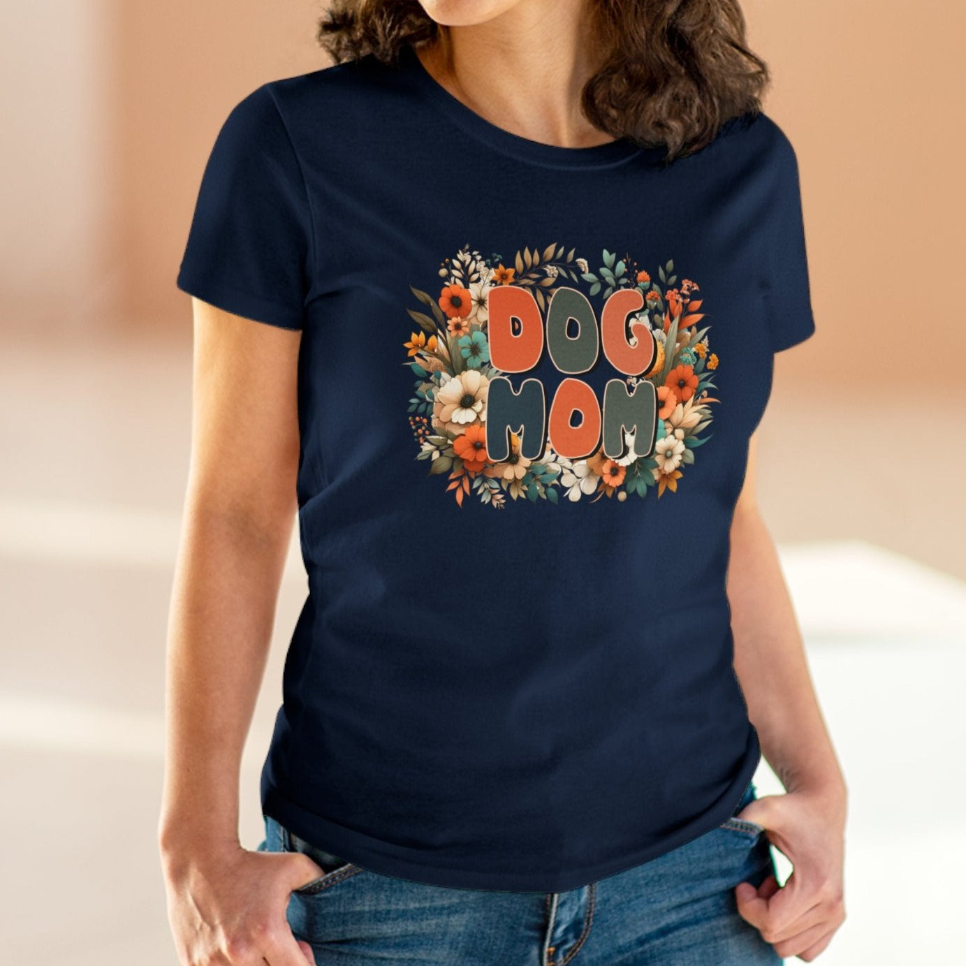 Floral Dog Mom Tee - Kim’s Signature Beauty & Accessories    