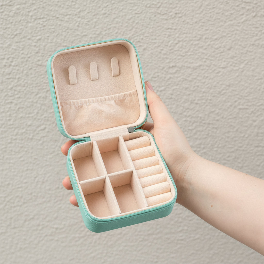 Floral “God Is Good” Travel Jewelry Case - Kim’s Signature Beauty & Accessories    