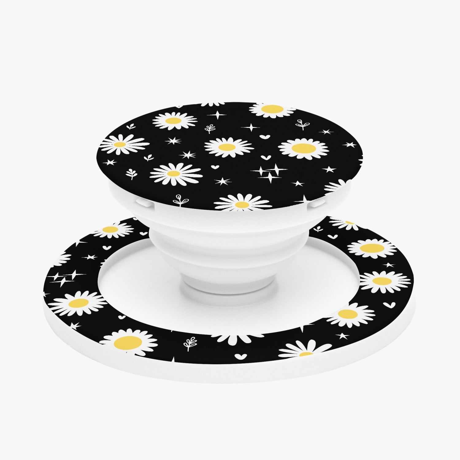 Flowered Magnetic Collapsible Grip And Stand - Kim’s Signature Beauty & Accessories    