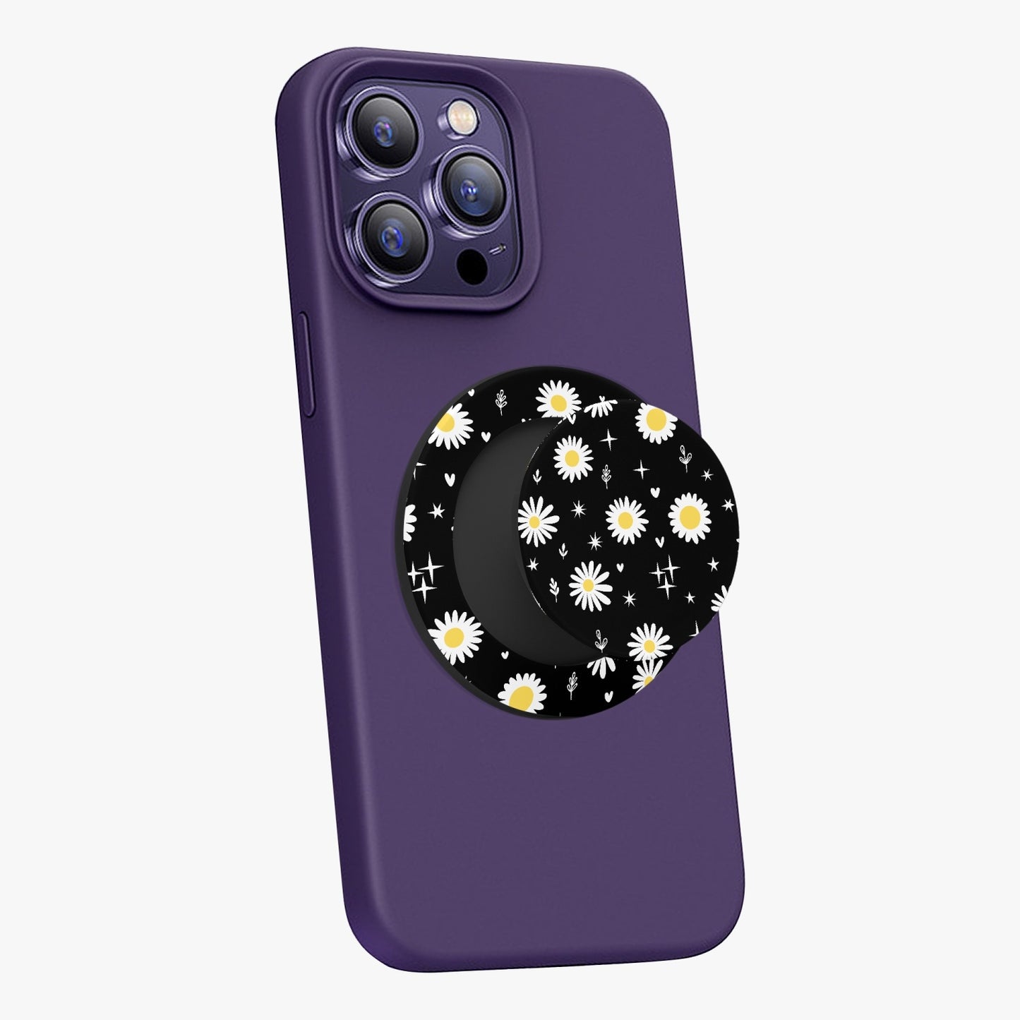 Flowered Magnetic Collapsible Grip And Stand - Kim’s Signature Beauty & Accessories    