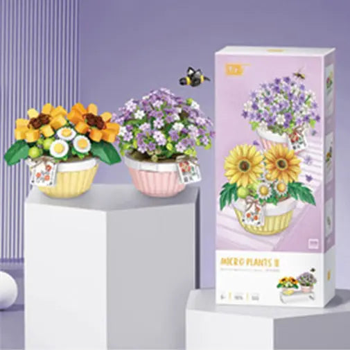 Flowers Model Building Blocks Decoration - Kim’s Signature Beauty & Accessories    