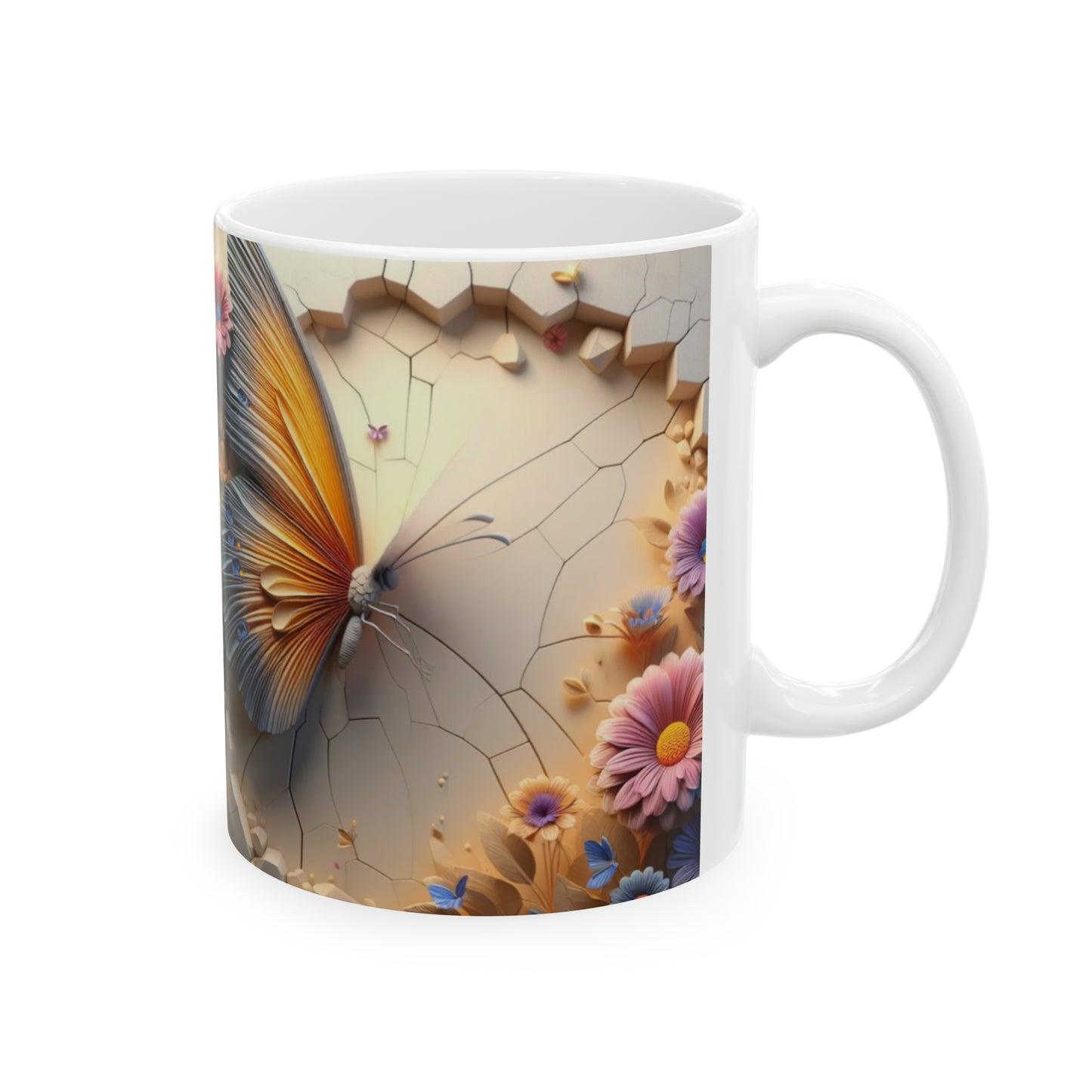 Fluttering Beauty – 3D Butterflies Mug - Kim’s Signature Beauty & Accessories    