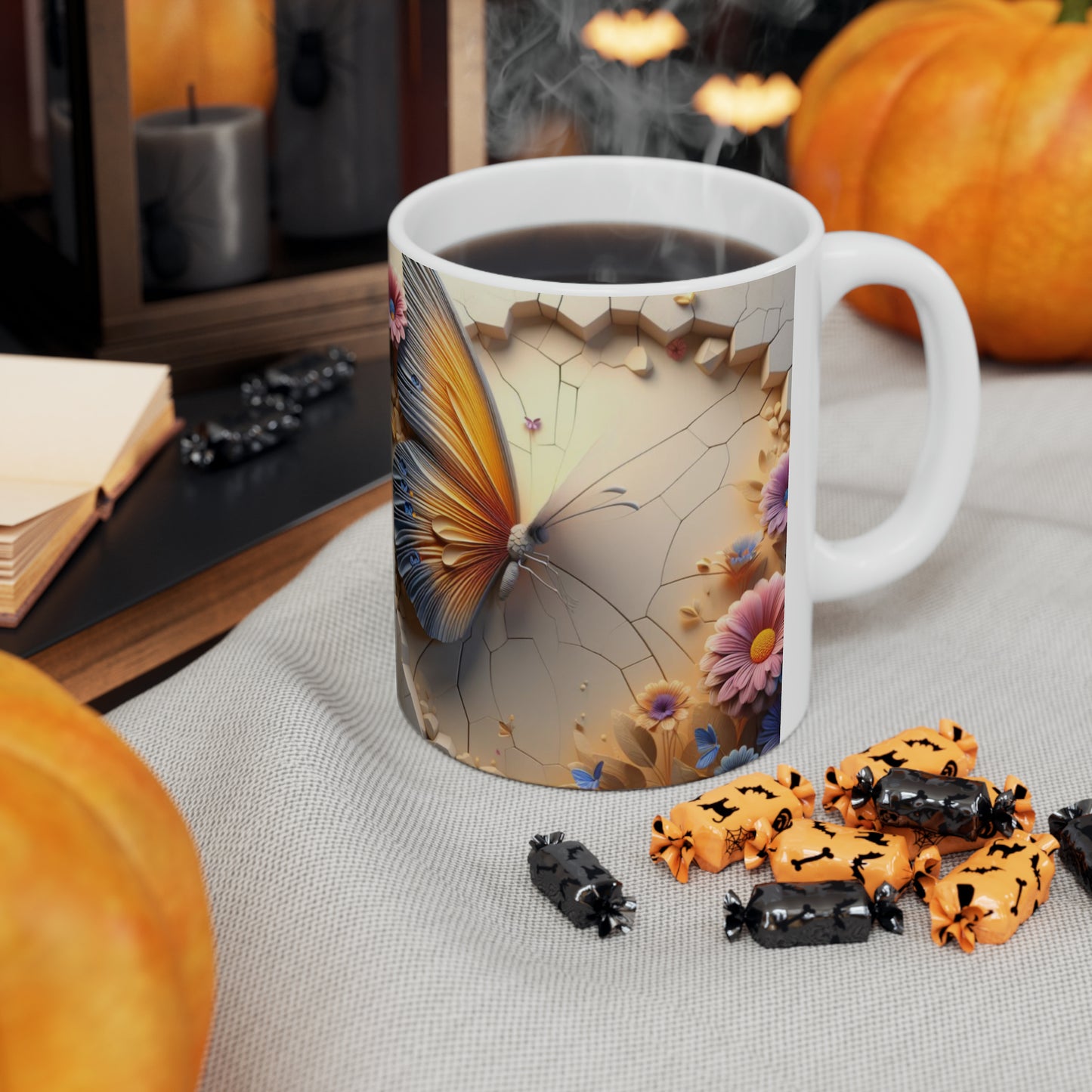 Fluttering Beauty – 3D Butterflies Mug - Kim’s Signature Beauty & Accessories    