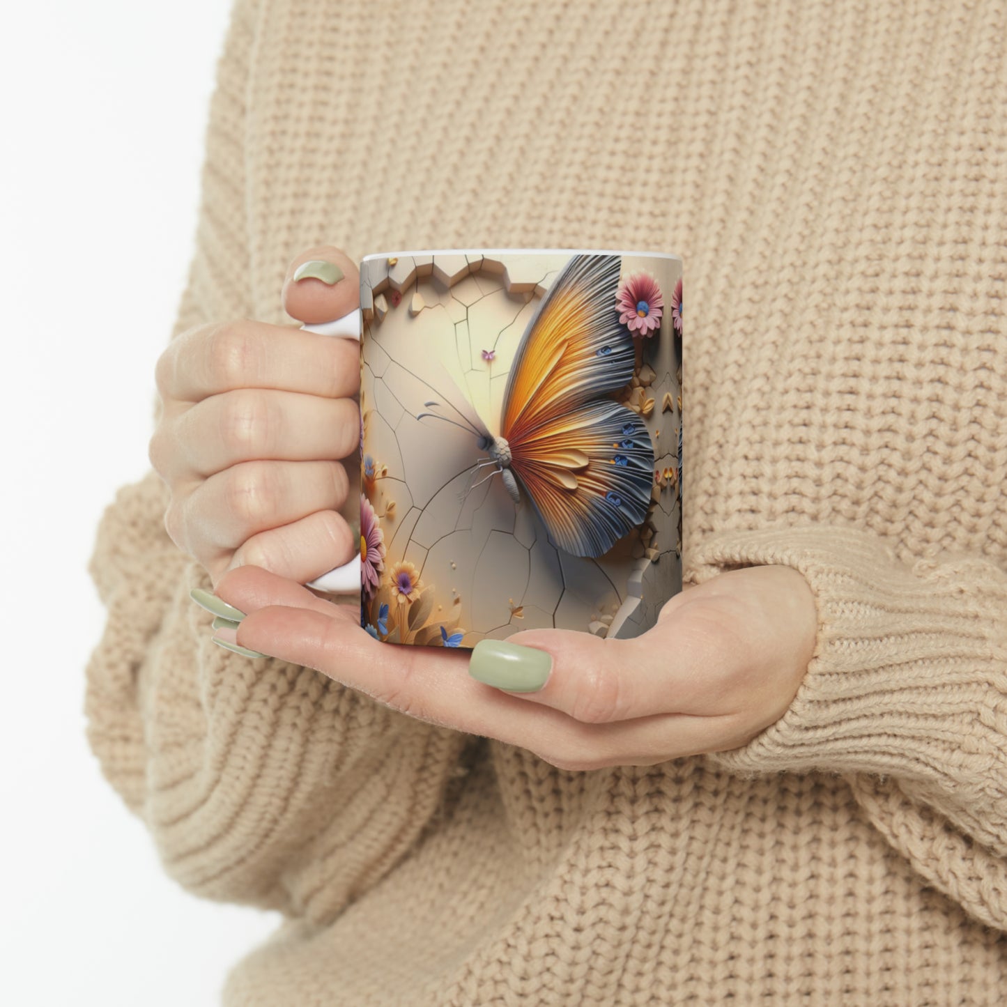 Fluttering Beauty – 3D Butterflies Mug - Kim’s Signature Beauty & Accessories    
