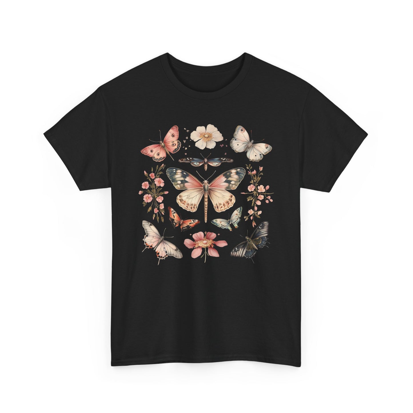 Fluttering Grace Butterfly Garden Tee - Kim’s Signature Beauty & Accessories    