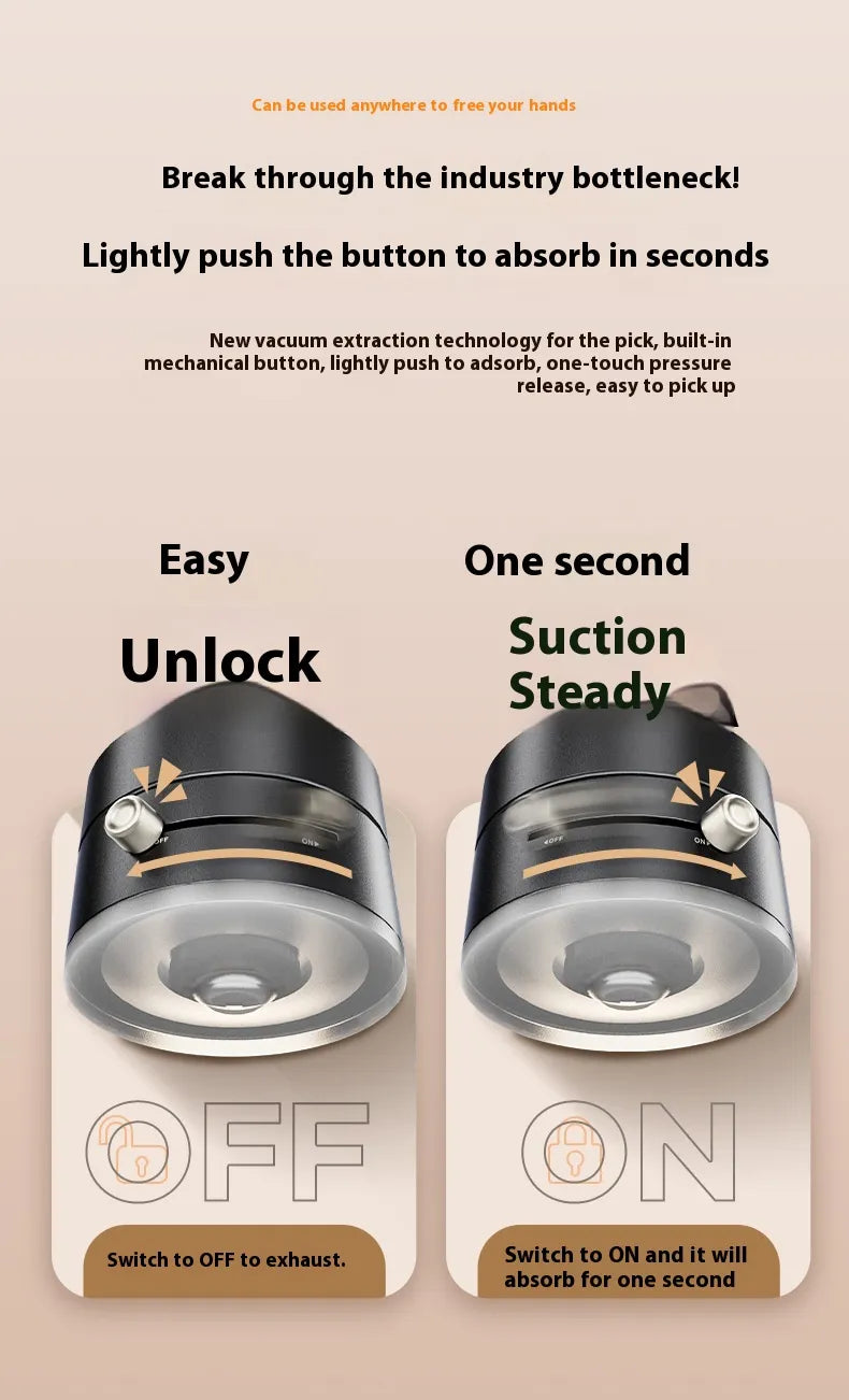 Foldable Magnetic Phone Holder – Vacuum Suction Cup & Double-Sided Swivel Base - Kim’s Signature Beauty & Accessories    