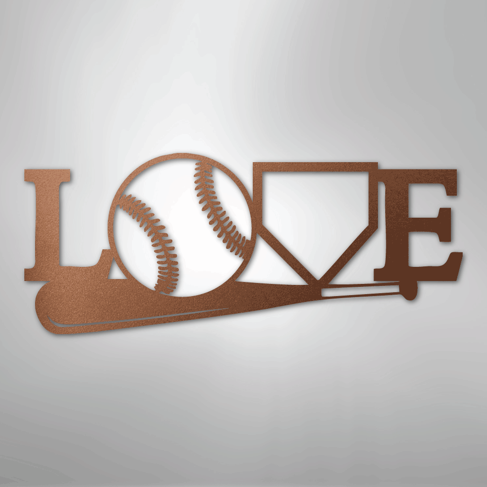 For The Love Of The Game - Metal Sign - Kim’s Signature Beauty & Accessories