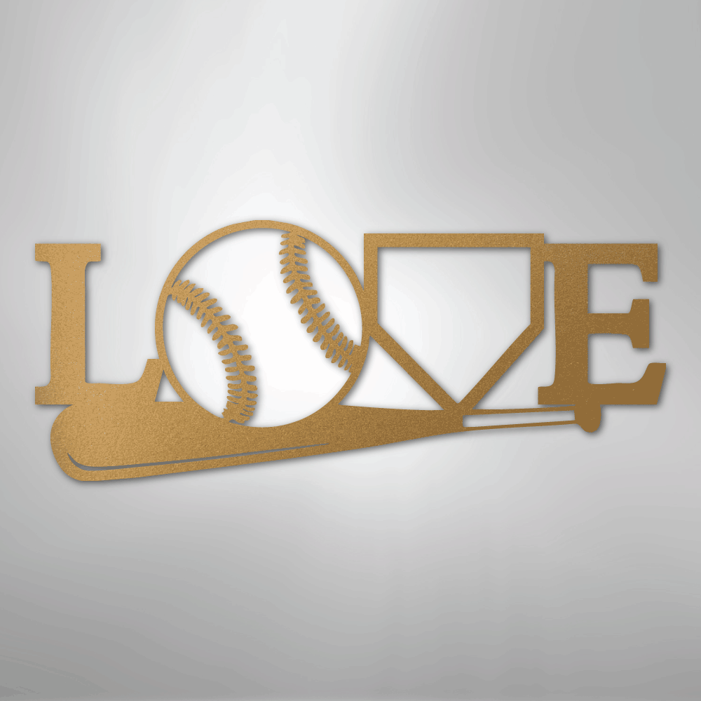 For The Love Of The Game - Metal Sign - Kim’s Signature Beauty & Accessories