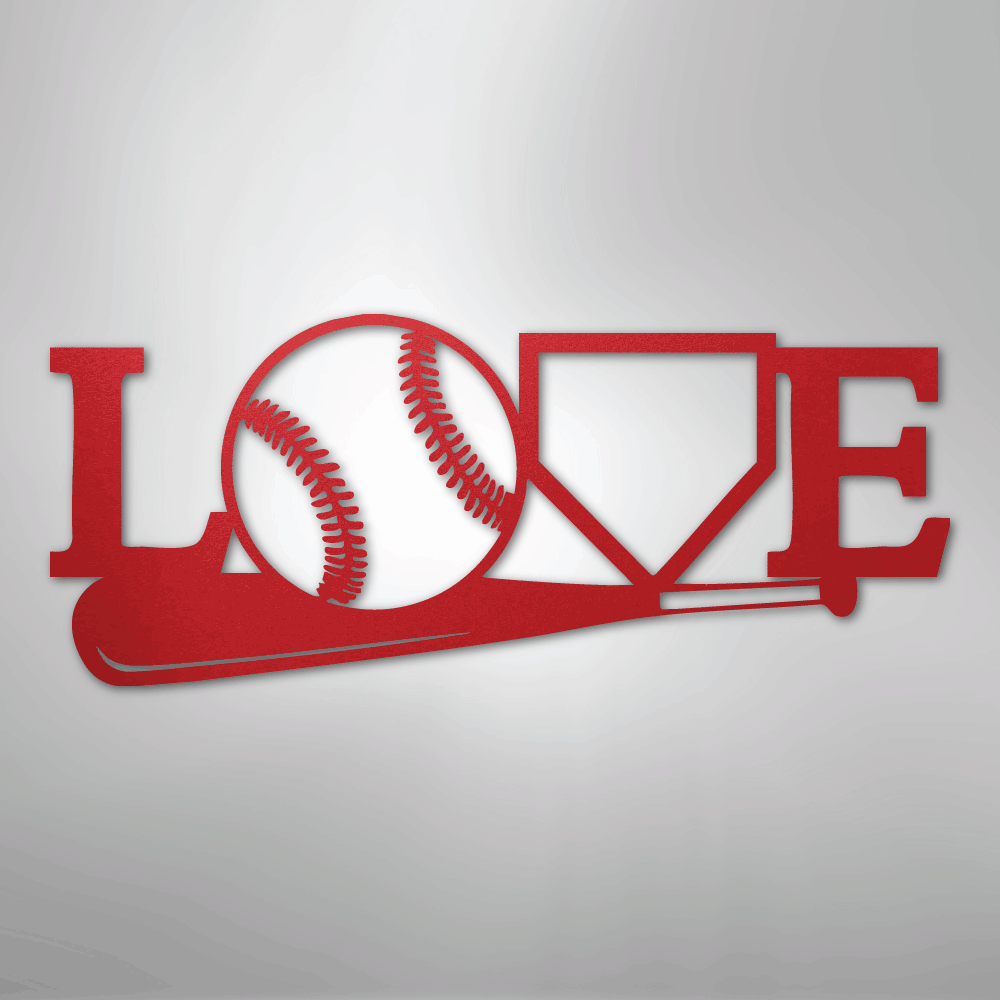 For The Love Of The Game - Metal Sign - Kim’s Signature Beauty & Accessories