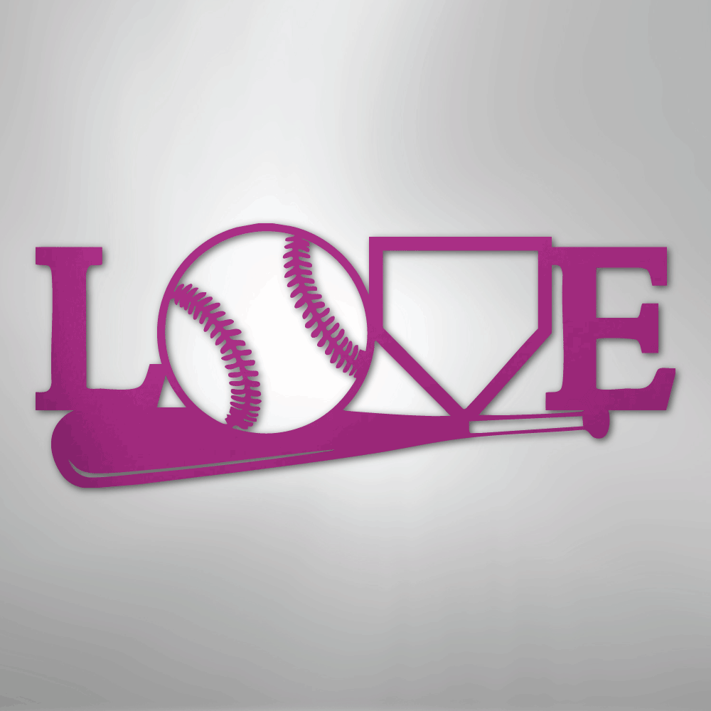 For The Love Of The Game - Metal Sign - Kim’s Signature Beauty & Accessories