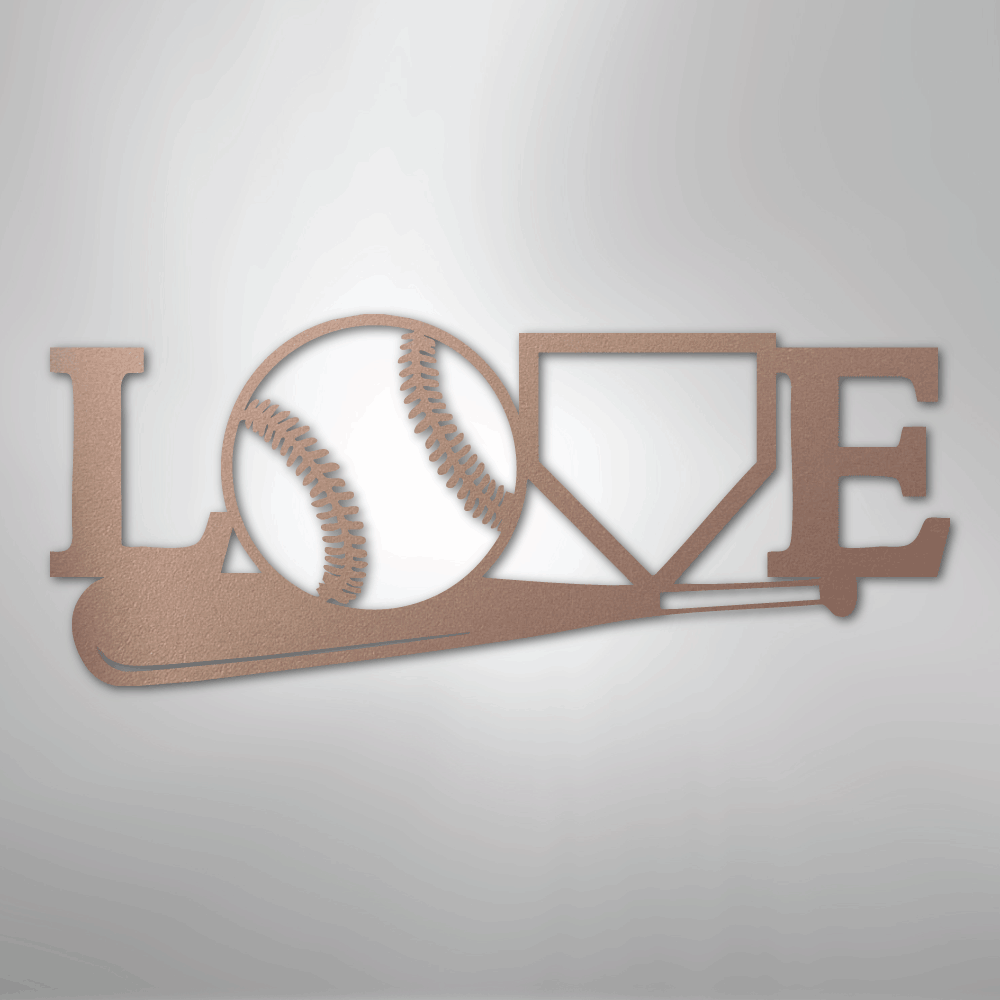 For The Love Of The Game - Metal Sign - Kim’s Signature Beauty & Accessories