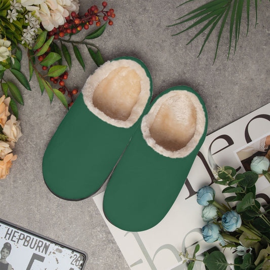 Forest Green | Unisex Fluffy Bedroom Slippers - Kim’s Signature Beauty & Accessories    