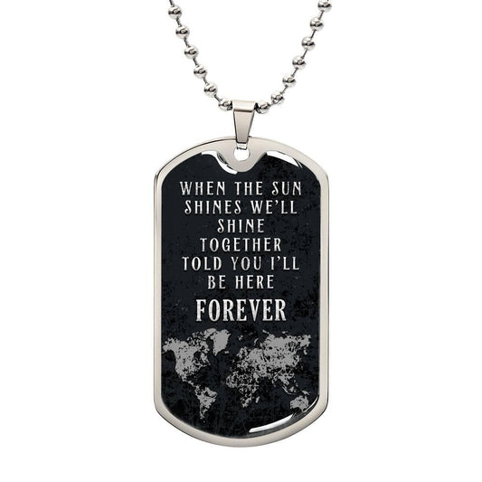 Forever Here Together Dog Tag - Kim’s Signature Beauty & Accessories    