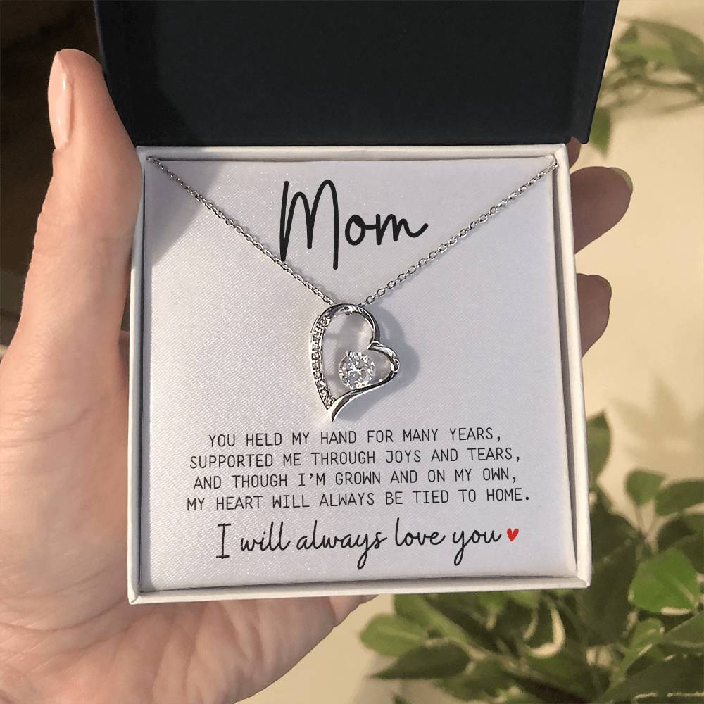 Forever Love Necklace – Heartfelt Gift for Mom with Message Card - Kim’s Signature Beauty & Accessories    